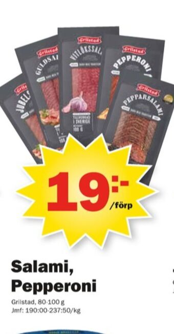 Pekås Grilstad Salami erbjuda