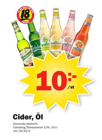 Pekås Carlsberg Öl erbjuda
