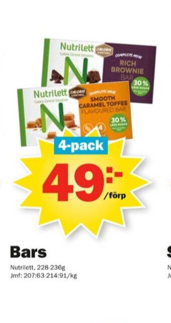 Pekås Nutrilett Bar erbjuda