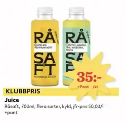 Hemköp RÅSAFT Juice erbjuda