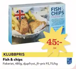 Hemköp Fish & chips erbjuda