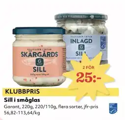 Hemköp GARANT Sill i småglas erbjuda