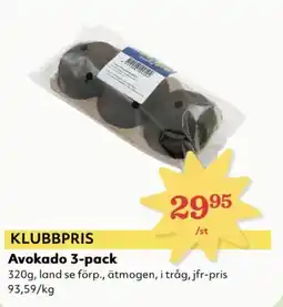 Hemköp Avokado 3-pack erbjuda