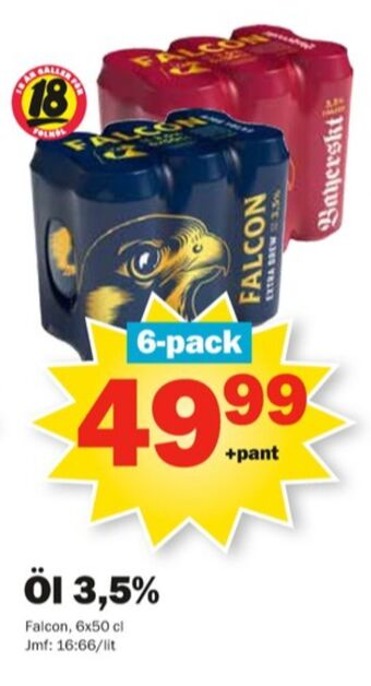 Pekås Falcon Extra Brew Öl erbjuda