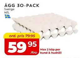 Matrix Butikerna Ägg 30-pack erbjuda
