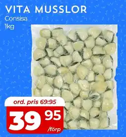Matrix Butikerna Vita musslor erbjuda