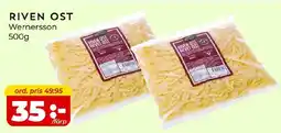 Matrix Butikerna WERNERSSON Riven ost erbjuda