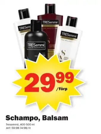 Pekås TRESemmé Shampoo erbjuda