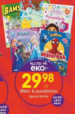 EKO Målar- & pysselböcker erbjuda
