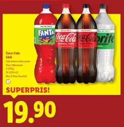 Lidl Coca-Cola läsk erbjuda