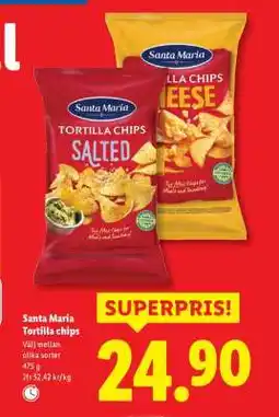 Lidl Santa Maria tortilla chips erbjuda