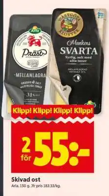 ICA Supermarket SKIVAD OST erbjuda