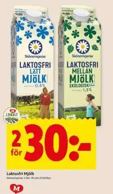 ICA Supermarket LAKTOSFRI MJÖLK erbjuda