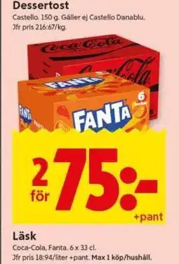 ICA Supermarket Läsk erbjuda