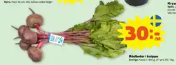 Coop Rödbetor i knippe erbjuda