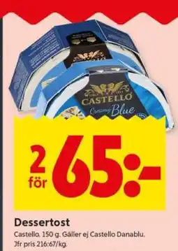 ICA Supermarket DESSERTOST erbjuda