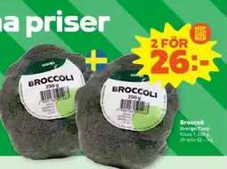 Coop Broccoli erbjuda
