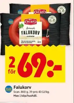 ICA Supermarket Falukorv erbjuda