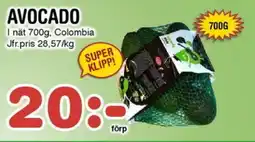 Nya Pulsen Avocado erbjuda