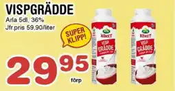 Nya Pulsen ARLA Vispgrädde erbjuda
