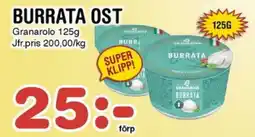 Nya Pulsen GRANAROLO Burrata ost erbjuda