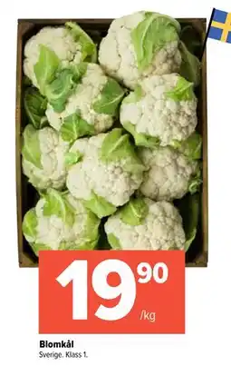 Coop Extra Blomkål, SEK 19.9 erbjuda