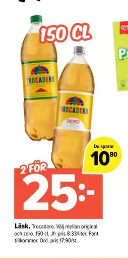 Coop Extra Läsk, SEK 25 erbjuda