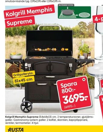 Rusta Grill erbjuda