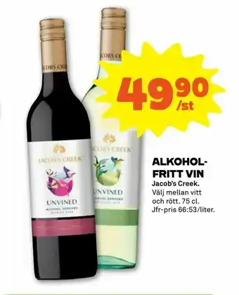 Alkohol- fritt vin