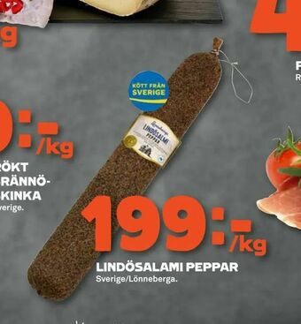 Lindösalami peppar