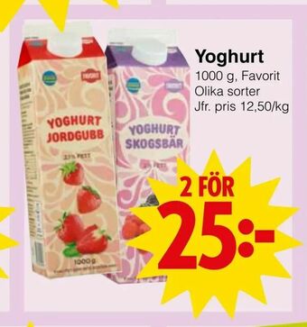 Matöppet Yoghurt erbjuda
