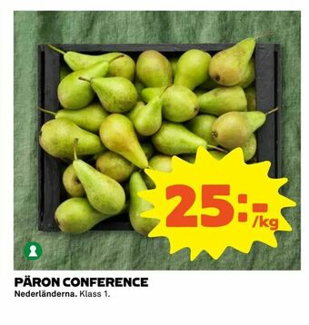 Coop Extra Päron conference erbjuda