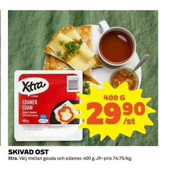 Coop Extra Skivad ost erbjuda