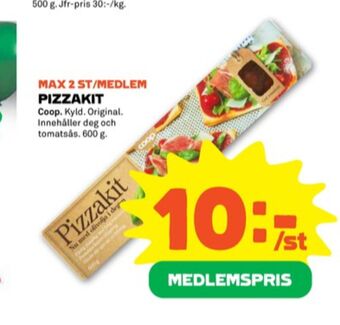 Stora Coop Coop Pizza kit erbjuda