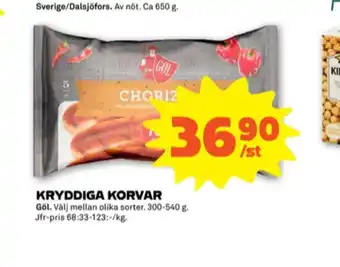 Stora Coop Gøl Kryddkorv erbjuda