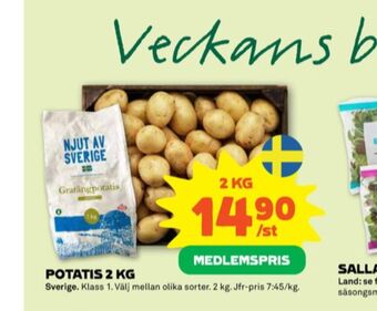 Stora Coop Potatis erbjuda