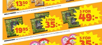 Stora Coop Coop Grönsaker erbjuda