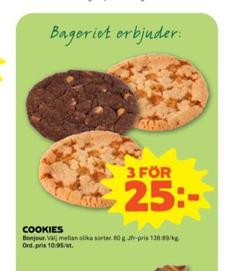 Stora Coop Bonjour Butiksbakat kaffebröd erbjuda