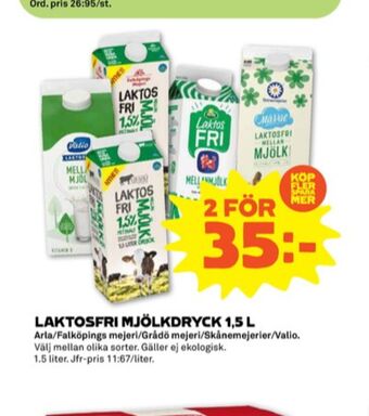 Stora Coop Grådö Mellanmjölk erbjuda