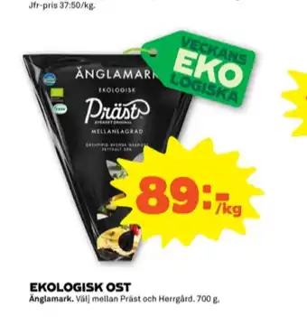 Stora Coop Änglamark Prästost erbjuda