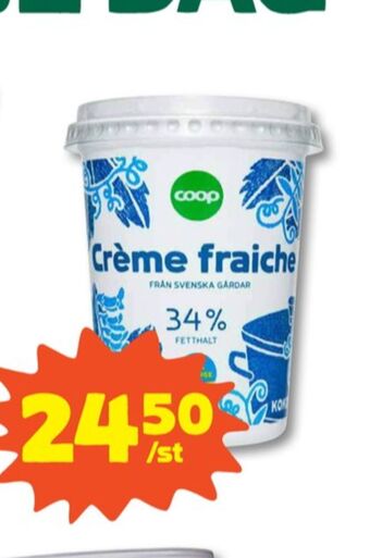 Stora Coop Coop Crème fraiche erbjuda