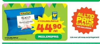 Kronfågel Kycklinglårfilé