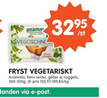 Anamma Gott & Grönt Vegetarmat