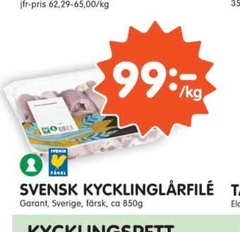 Tempo Garant Kycklinglårfile erbjuda