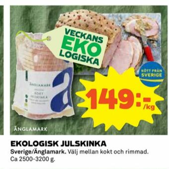 Coop Änglamark Julskinka erbjuda