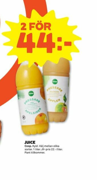 Coop Forum Coop Juice erbjuda