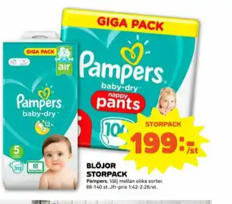 Pampers Blöjor