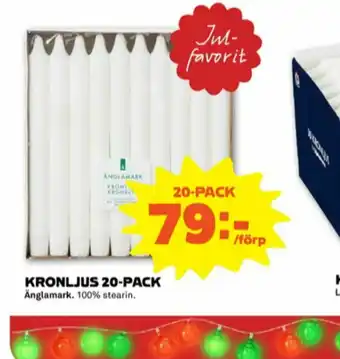 Stora Coop Änglamark Kronljus erbjuda
