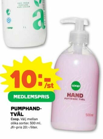 Stora Coop Coop Tvål flytande erbjuda
