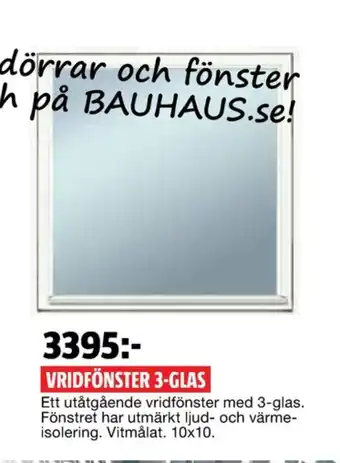 Bauhaus Fönster erbjuda